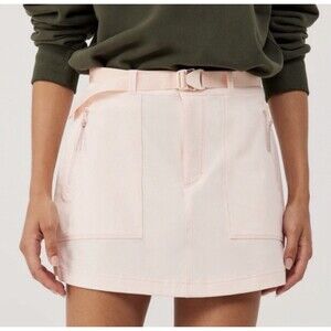 Outdoor Voices Womens Light Pink Mini Skirt With Belt L